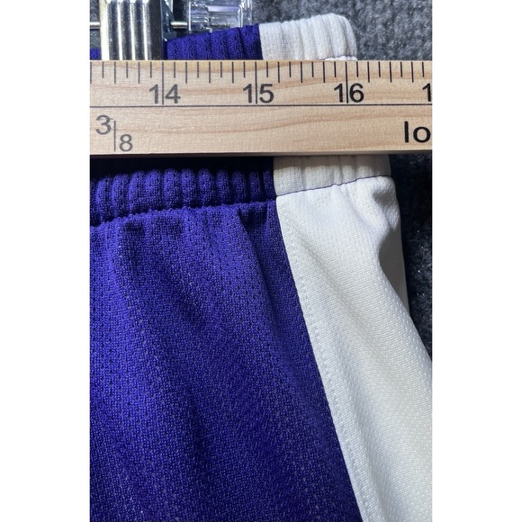 Adidas Player ID Men's‎ Large Basketball Shorts Purple White - Picture 5 of 10